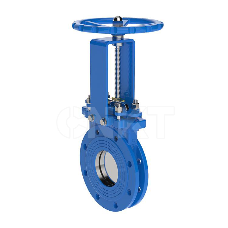 單向密封手動(dòng)暗桿法蘭型刀閘閥KBZ43X/H-10C/P